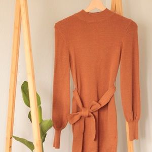 Forever 21  Belted Turtleneck Knit Dress